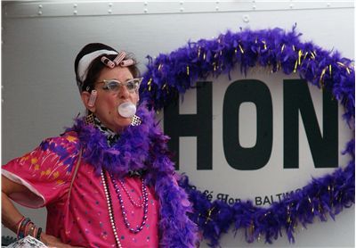 Granny With Bubble Gum